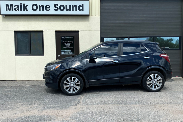 Buick 2019 Encore with professional window tint in North Bay
